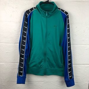 Vintage Nike zip up size medium green blue